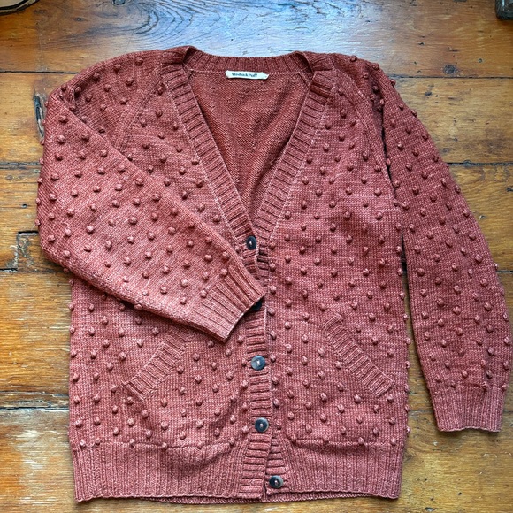 Misha And Puff Sweaters - Misha & Puff Long Popcorn Cardigan